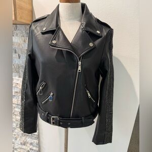 Faux leather jacket size XL